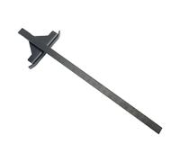 Gralara Cordless Circular Saw Rip Fence Saw Guide Multi Use Assembly Depth Ruler Woodworking Measuring Tool Positioning Ruler, Black, 8.4cmx27.2cm