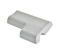 Gralara Couple Pillow, Memory Foam Anti-pressure Hand, Arm Tunnel Pillow, Sleeping Pillow for Side Sleepers, Light Gray for Left