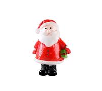 Gralara Cute Christmas Old Man Figurine Statue Doll Small Ornament Character Bonsai Decor DIY Art Miniature for Wedding Desktop Gift Decoration Xmas, StyleE