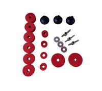 Gralara Cymbals Hardware Kit with Cushioning Pads Standard-Size Drum Accessory Kit Easy to Install Cymbals Damping Pad for Drummers, Music Workshop