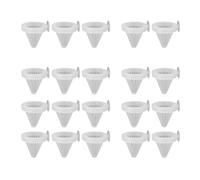 Gralara Deluxe Fish Feeding Cup Kit for Home Aquariums, white