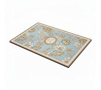 Gralara Diatomaceous Heat Resistant Diatomaceous Mineral Sink Mat Multi-Functional Absorbent for Dining Table, Coffee Bar, RV , Peliz Floral , 30x40cm