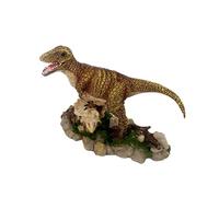 Gralara Dinosaur Model Reptile Resin Ornament Decoration Landscaping - Hide Cave Plant for Bearded Dragons, Turtles, Frogs, Scorpions, Spiders, NS-118