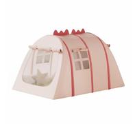 Gralara Dinosaur Play Tent Indoor Outdoor Use Foldable Dinosaur Tent Includes Carrying Bag for Children, Young Children, Backyard, Pink, S D
