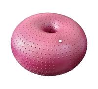 Gralara Donut Ball for Pilates, Stability Ball for Gym And Office, Red