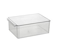 Gralara Dough Balls Container Container with Lid Stackable Transparent Bin Bread Dough Proofing Box Storage Container for Home Fridge