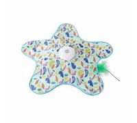 Gralara Electric Cat Teaser Interactive Toy Automatic Teasing Device Smart Chasing Game Electronic Pet Exerciser Oxford Cloth And Housing DC Motor With, 500mah Starfish Duck
