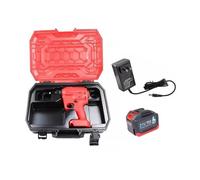 Gralara Electric Keel Punch Tool Powered Drywall, 15-Cell 5.2Ah Battery, Stable Power Fast Gear, Ceiling Corner Partition Pliers, One Battery One Charger, Plastic Box Packaging