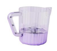 Gralara Electric Whisk Hand Mixer and Cake Mixer Also As A Rice Washer A Portable Battery Device with 1 Liter Bowl for Filtering for Gifts and D, Purple