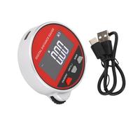 Gralara Electronic Tape Measure with Rolling Ruler for Sewing Circular, Flat, and Irregular Shapes, Red