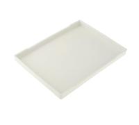 Gralara Exotic Reptile Water Bowl for Small Pets, white, L