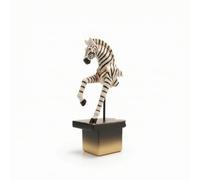 Gralara Figurine with Pedestal Statue Graphic Decor for Bookshelf, Office