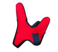 Gralara Fishing Glove for The Left Hand As A Partial Glove And Casting Glove with Non-slip Coating And Elastic Band for Men And Women for A, Red