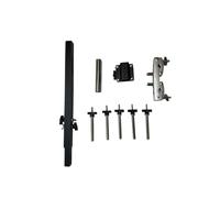 Gralara Five Slot Instrument Stand Adjustable Percussion Mounting Rack Metal Frame Musical Equipment for Drummers, Stage, Five-group Cowbell Stand With Extension Clamp