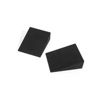 Gralara Foam Slant Board Non-Slip Squat Wedge Block Lightweight Calf Stretcher for Home Gym, Physical Therapy, Medium 15x12x5cm, Medium Size, Black, 15x12x5cm, Pair