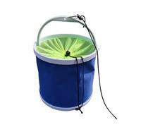 Gralara Folding Bucket Pail Water Container Portable Basin With Materials And Simple Fold Storage Suitable for camping fishing gardening boating travel cleaning car washing, 11L Opp Bag Net+Rope