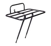 Gralara Front Rack Black Repair Parts Sturdy Fittings Multifunctional Lightweight Luggage Shelf Travel Commuting