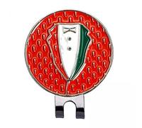 Gralara Golf Marker with And Cap Visor Clip, Metal Hat Accessory, Putting Tool, Ball Position Marker, 4 Pcs
