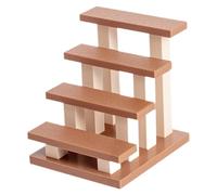 Gralara Hamster Climbing Ladder Pet Cage Climbing Accessory Toy Enrichment Safe Surface Pp for Guinea Pig Gerbil Mouse Suitable for Indoor Cages Space, Size M