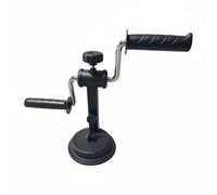 Gralara Hand Crank Arm Exerciser Portable Upper Limb Restorative Exercise Adjustable Resistance Hand-Crank Arm for Home, Black