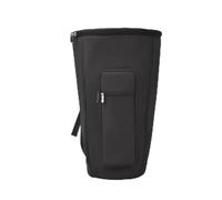 Gralara Hand Drum Bag Zippered Music Pocket Accessory Tapered Cylindrical Instrument Storage, Array, Black, 12 Inch