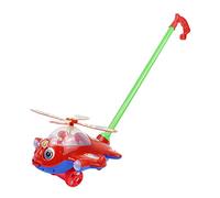 Gralara Helicopter Hand Push Toy for Outdoor Sports, Educational for Birthday Gift