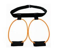 Gralara Hip Belt Resistance Bands Waist Belt Resistance Bands Comfortable Padding Leg Kickback for Women, Beginners, Home Gym, Travel, Orange, 40LB