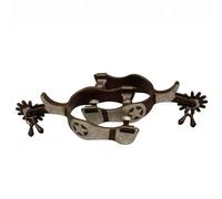 Gralara Horse Riding Aids Silver-Toned Boot Goad Open Shape Equestrian Gear