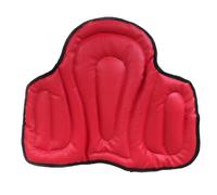 Gralara Horse Riding Pad for Dressage Non-Slip PU Leather Quilted Cushion, Red