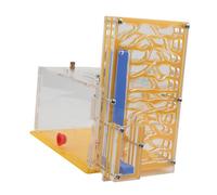 Gralara Housing Workshop Breeding Case Acrylic Farm Scientific Observation Villa Children's Day, Yellow