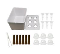 Gralara Hydroponics Growing Setup, Indoor Gardening Container for Hotel And Outdoor Use, White