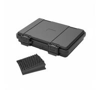 Gralara Industrial Grade Storage Box Dustproof Heavy Duty Equipment Box Anti Burglary Lockable Hard Shielded Case for Photographers, Job Site, JSJM2115 Black with Sponge