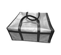 Gralara Insulated Carrier Bag for Pizza Delivery, Food Transporter for Hot and Cold Items, 50x50x20.5cm