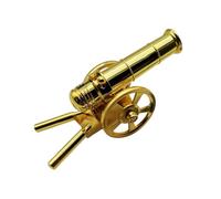 Gralara Italian Cannon Model Statue Collectible Shelf Decoration Kids Toy Sculpture Figurine, Gold
