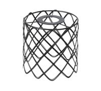 Gralara Lamp Shade Cover Industrial Cage Lampshade Pendant Shade Wire Lampshade Replacement Shade for E14 Bulb Holder with Visible Suitable for Dining Areas hallways cafes Bedside Lighting
