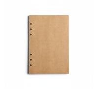 Gralara Loose Leaf Paper Binder Refill Notebook Inserts Filler Paper Notepad Sheets with Supply for Daily Organization Suitable for journaling Sketching Professional Note Taking, Kraft, Refill