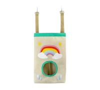 Gralara Made of Oxford, Cute Cage Accessory, with A Hole for Guinea Pigs, Hamsters, And Other Small Animals.