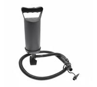 Gralara Manual Air Pump Hand Pump Inflator Blower Compressor With Portable Body Multi Nozzle Set Corrugated Pressure Hose Cross Shaped Handle Foot