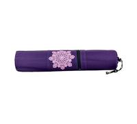 Gralara Mat Carrying Bag Storage Bag Wear Resistant Portable Carrier Fitness Mat Holder for Pilates Class Gym, Purple