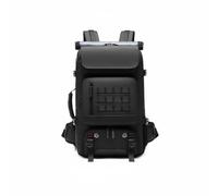 Gralara Men Waterproof Rucksack Travel Backpack Laptop Bag Hiking Pack With Lockable Clasp And USB Port anti snatch buckle structured shape suitable for, Black, Black, 22 Inch