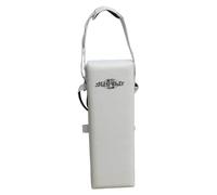 Gralara Muay Thai Kick Pad with EVA Padding, Kick Taekwondo Kick Pad And Adjustable PU Strap, And Long- for Sports, White