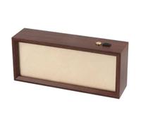 Gralara Night Light with Painted Night Light, Table Lamp, Decoration for Office, Bookshelf, Wedding, red browm