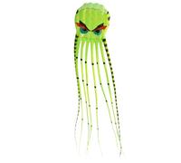 Gralara Octopus Flying Toy Portable Easy to Fly Tear Resistant Lightweight for Adults Great for Dances, Green