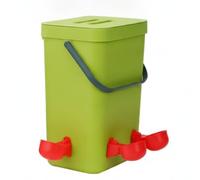 Gralara Outdoor Automatic Fowl Drinking Cup | Hanging, Automatic Coop Waterer, Lidded, for Backyard Coops, 12L, Only