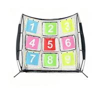 Gralara Outdoor Training Net Disc Throwing Target Net Practice Target Throwing Training Net 9 Hole Aiming And Rhythm Training Iron Polyester Fiberglass Suitable for youth programs team open fields