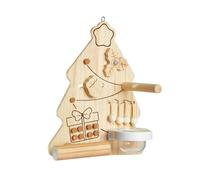 Gralara Parrot Perch Stand Playground Bird Bite Toy Cork Stopper Toy for Small Medium Birds