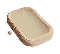 Gralara Pet Bed Portable Cat Scratching Board with Toy Ball for Indoor Balcony Home