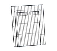 Gralara Pet Playpen Door Small Animal Barrier Pet Supplies Protector Iron Wire Pet Fence Pets Enclosure for Bunny Hedgehog Teddy, Black