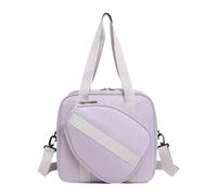Gralara Pickleball Bag Shoulder Bag Sports Bag Travel Bag Easy to Clean Made of Oxford for Fitness Cycling And Hiking, Violet
