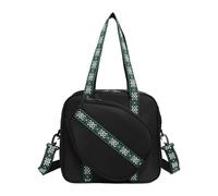 Gralara Pickleball Bag Shoulder Bag Sports Bag Travel Bag Easy to Clean Made of Oxford for Fitness Cycling And Hiking, Black